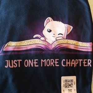 Teeturtle Just one more chapter tee.